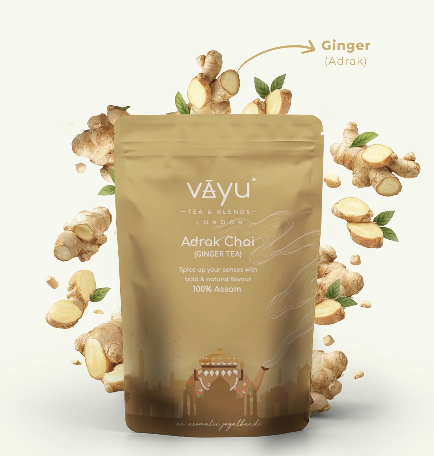 Adrak Chai (Ginger Tea) Loose Tea 150gms