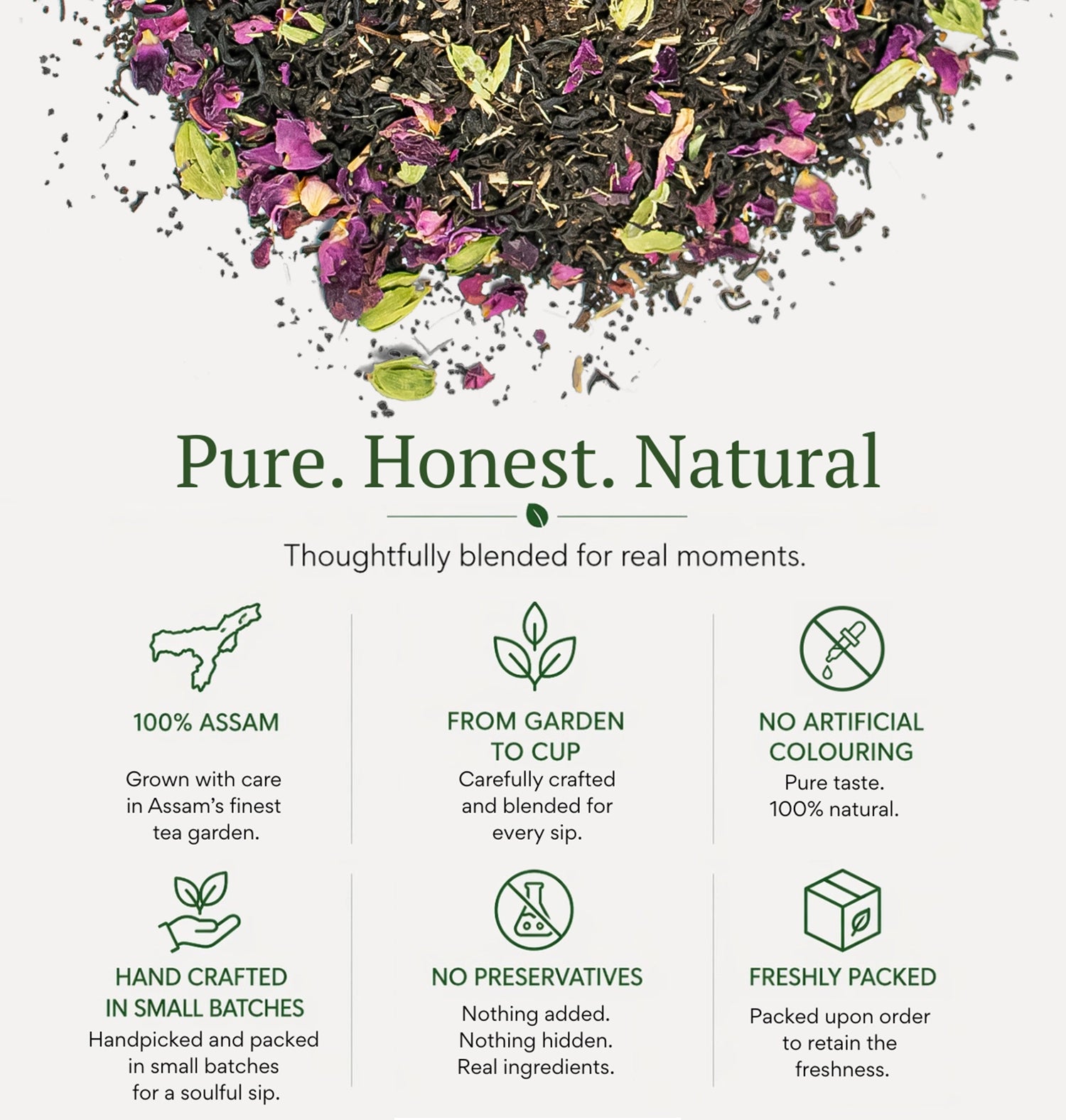 Salaam Sulaimani Chai (Cardamom, Clove, Liquorice & Rose Loose Tea 180gms)