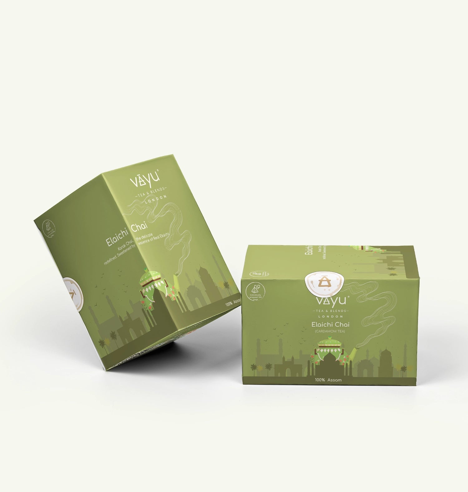 Elaichi Chai (Cardamom Tea) 16 biodegradable Teabags