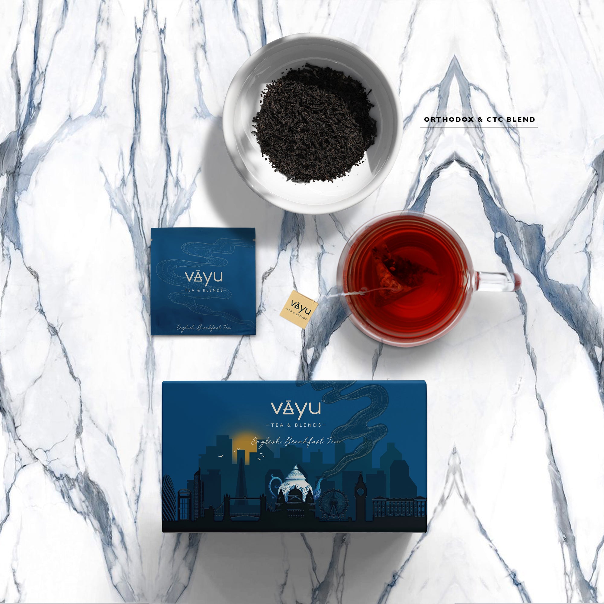 English Breakfast Tea (20 Pyramid Tea Bags)