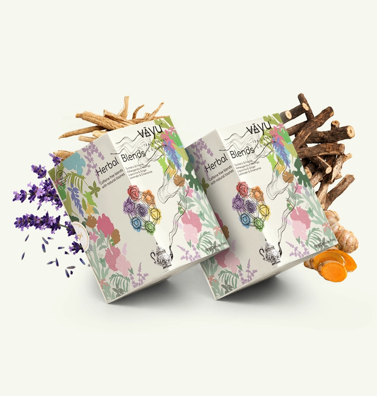 Assorted Herbal Tea 16 Pyramid Tea Bags (Tulsi Based)