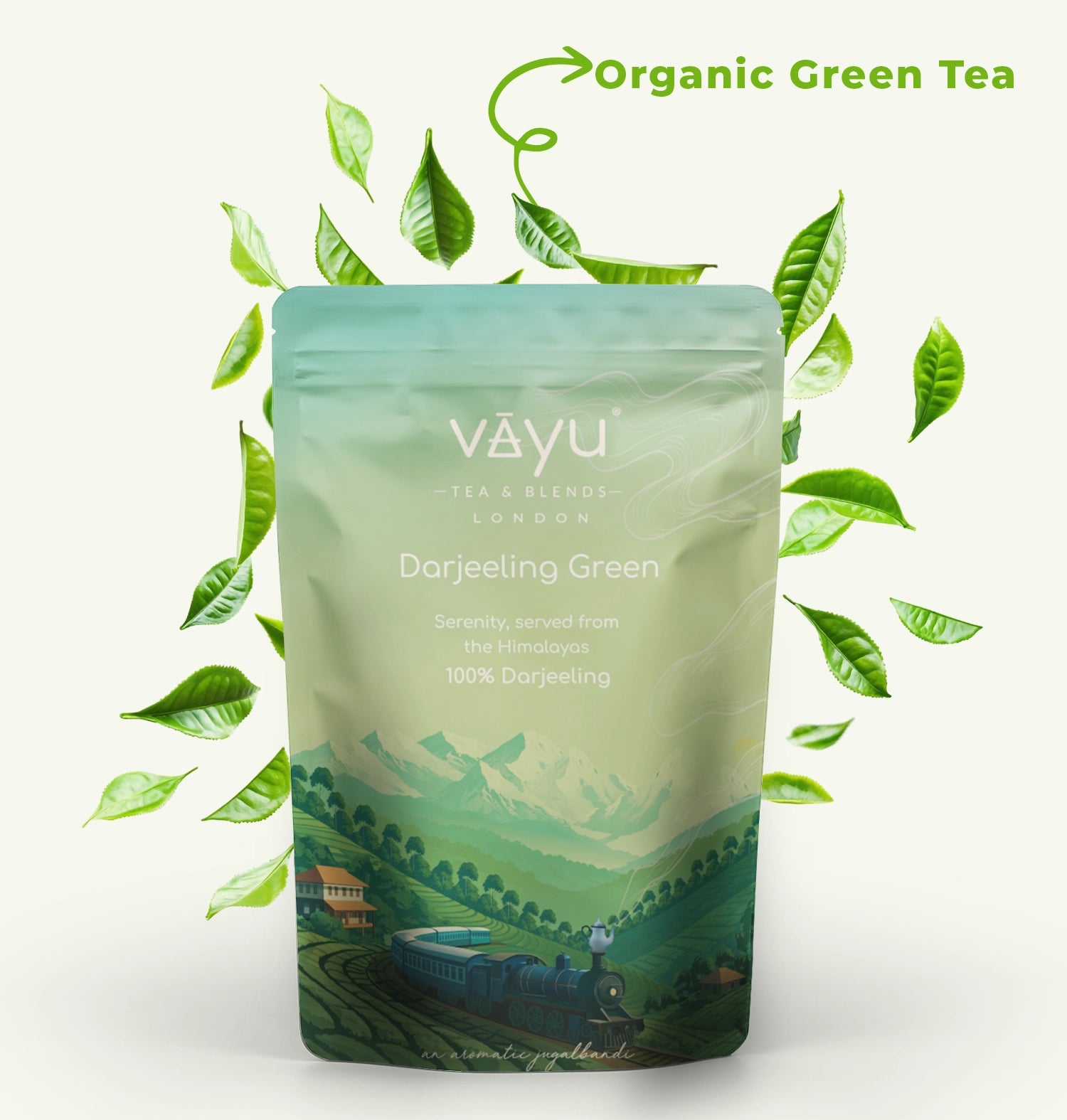 Darjeeling Green (Organic Green Tea) Loose Tea 100gms