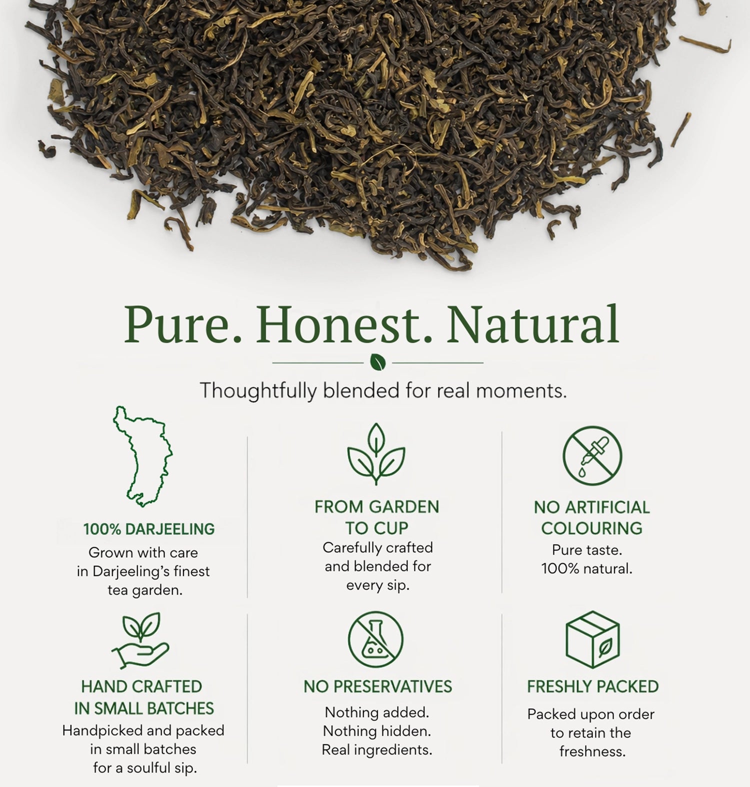 Darjeeling Green (Organic Green Tea) Loose Tea 100gms